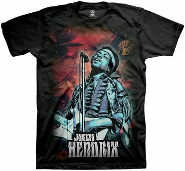 T-Shirt Jimi Hendrix T-Shirt Universe Black S - 1