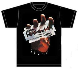 Skjorta Judas Priest Skjorta Unisex Tee British Steel Black L