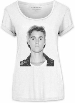 Skjorte Justin Bieber Skjorte Love Yourself Hunkøn White M - 1