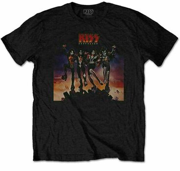 T-shirt Kiss T-shirt Destroyer JH Black M - 1