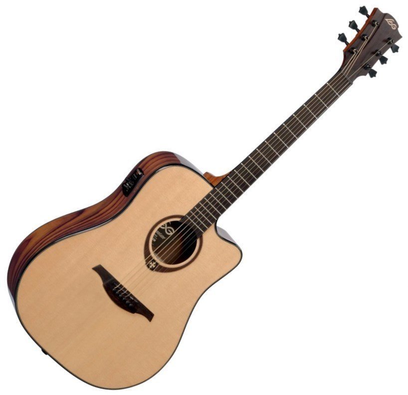 electro-acoustic guitar LAG T500DCE