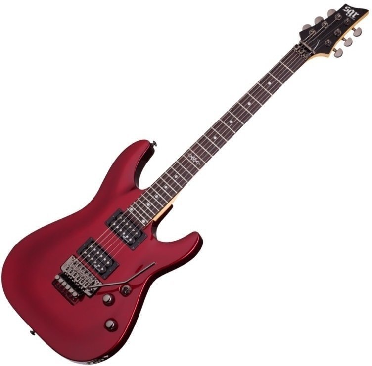 Elektrisk gitarr Schecter SGR C-1 FR Metallic Red
