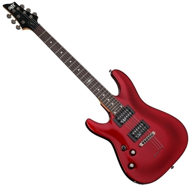 Guitarra elétrica para esquerdinos Schecter SGR C-1 LH Metallic Red