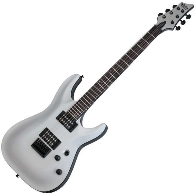 Elektrische gitaar Schecter Stealth C-1 Satin Silver