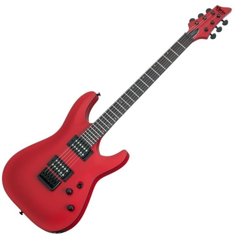 Electric guitar Schecter Stealth C-1 Satin Red