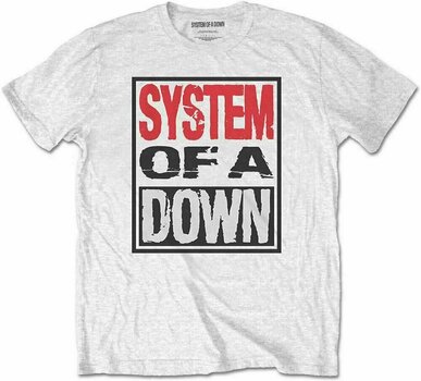 Koszulka System of a Down Koszulka Triple Stack Box Unisex White L - 1