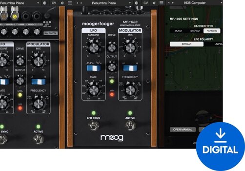 Studiový softwarový Plug-In efekt MOOG MoogerFooger MF-102S Ring Modulator (Digitální produkt) - 1