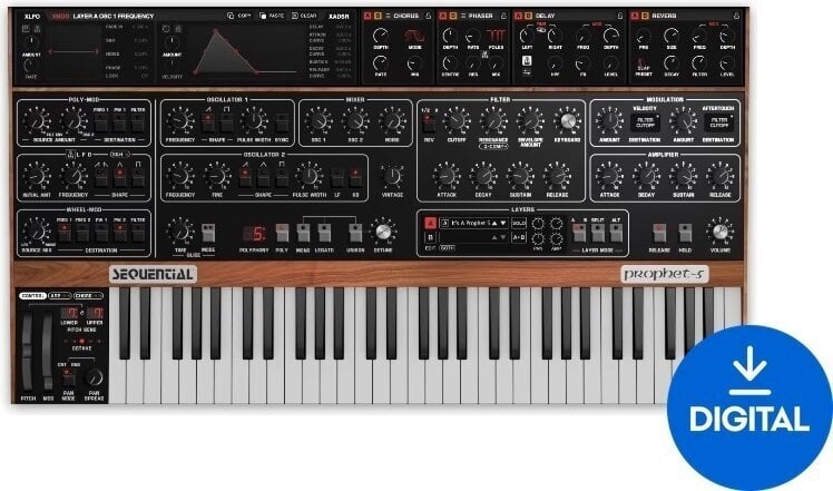 VST Instrument GForce Prophet~5 (Digitalni izdelek)