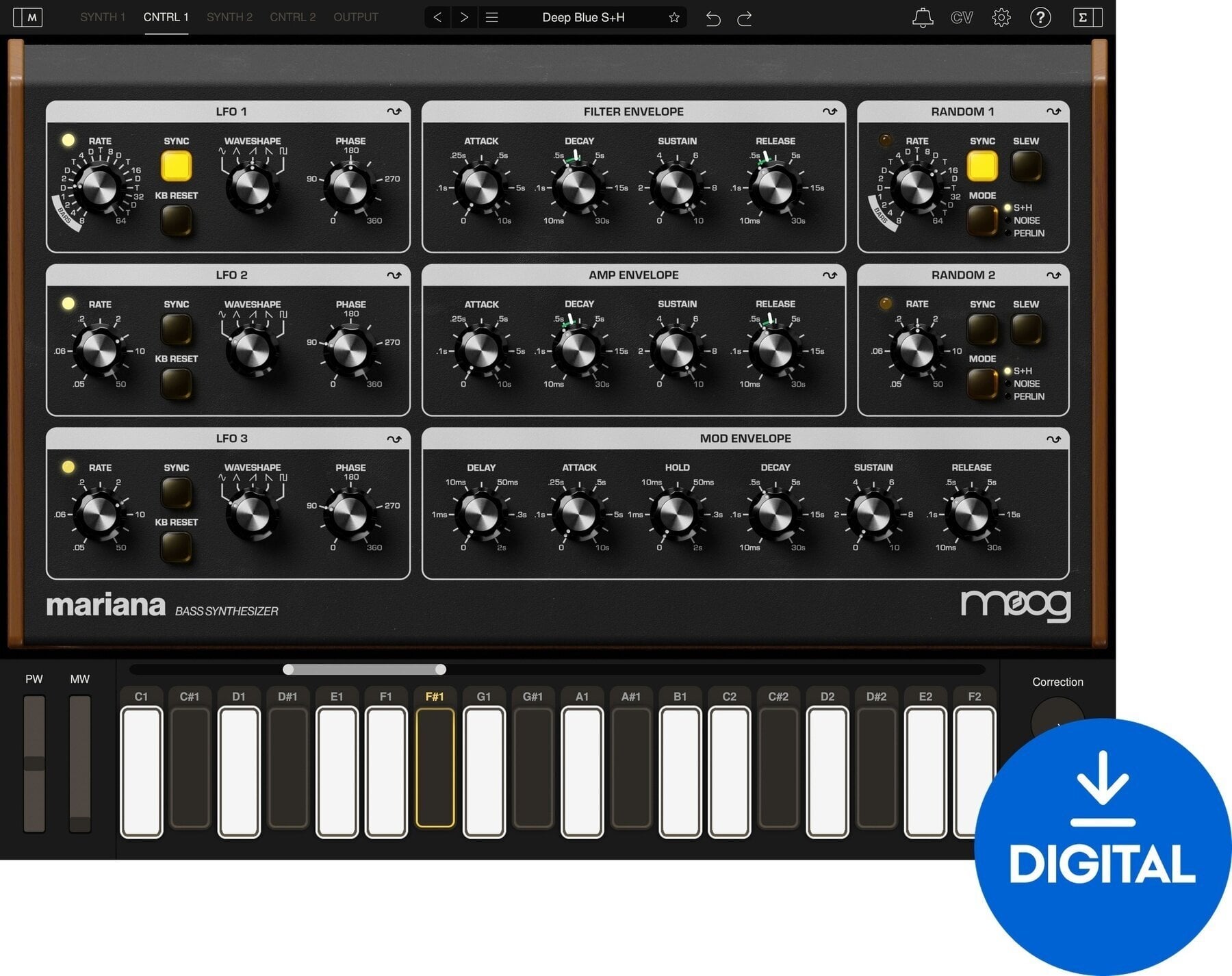 VST Instrument MOOG Mariana (Producto digital)
