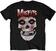 Shirt Misfits Shirt Blood Drip Skull Unisex Zwart L