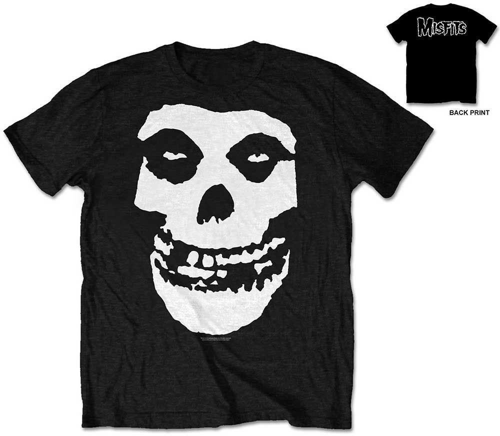 T-Shirt Misfits T-Shirt Unisex Classic Fiend Skull Black L