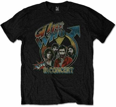 T-Shirt The Who T-Shirt Live in Concert Unisex Black L - 1