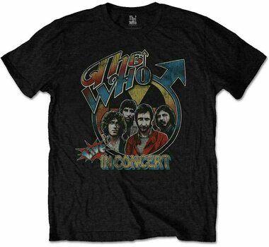 Shirt The Who Shirt Live in Concert Unisex Black XL - 1