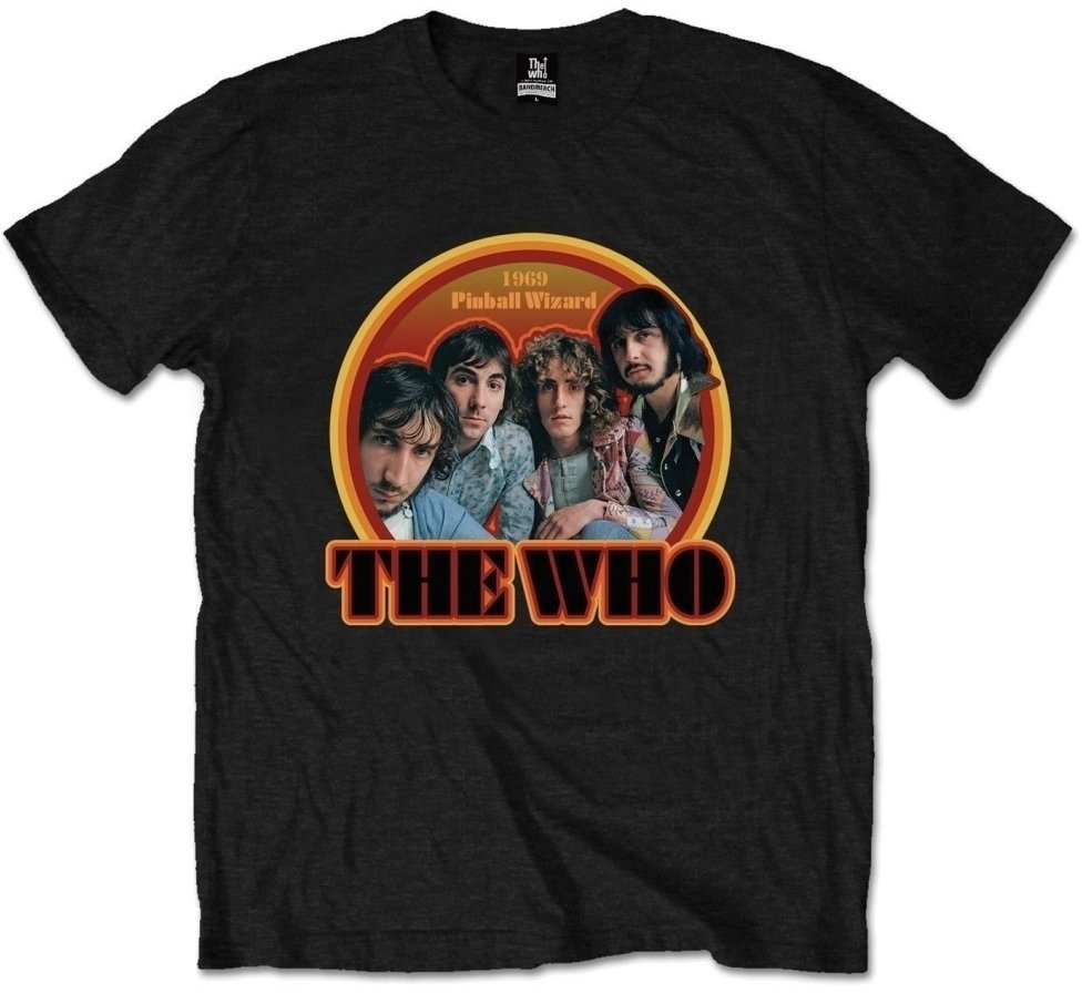 Tričko The Who Tričko 1969 Pinball Wizard Black 2XL