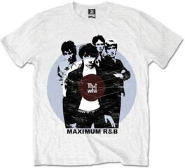 Риза The Who Maximum R&B Unisex Тениска с къс ръкав/White/Къси