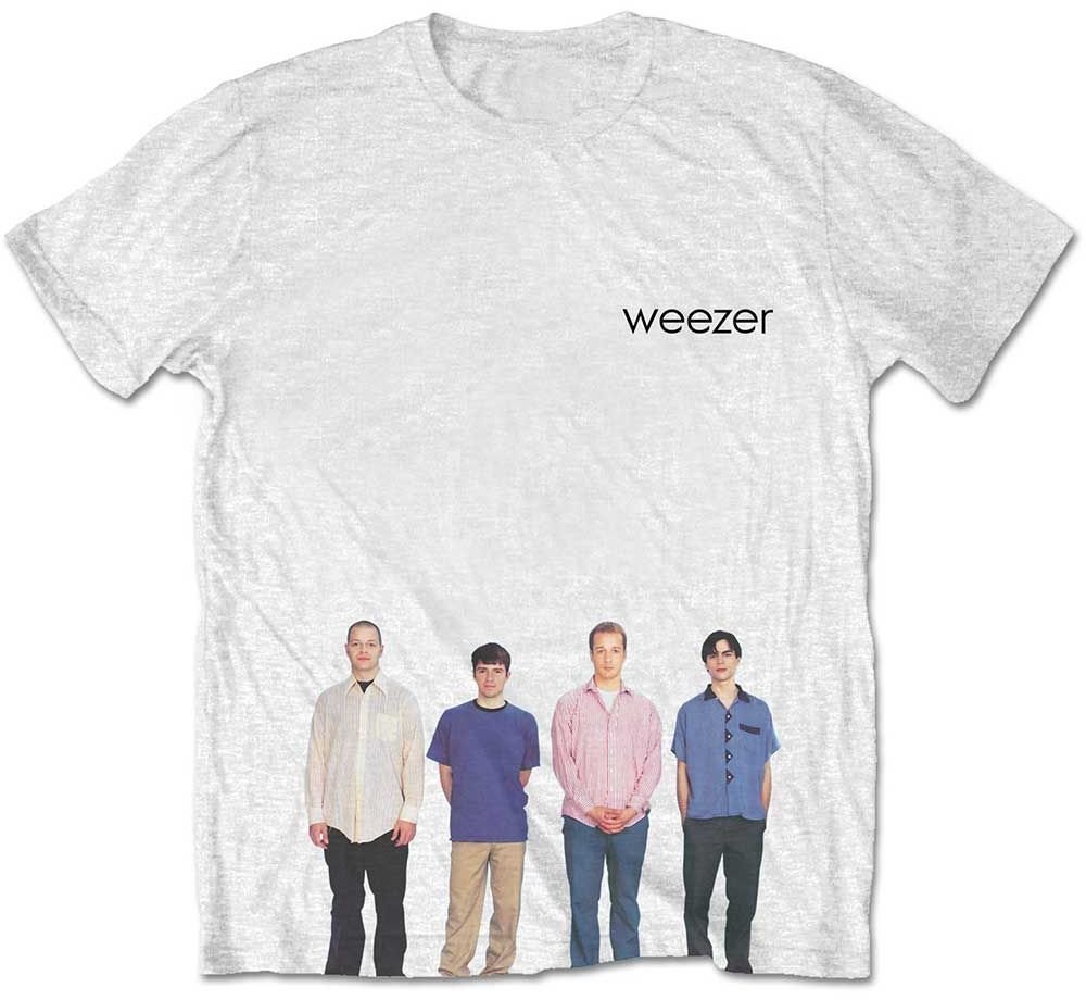 T-Shirt Weezer T-Shirt Blue Album Grey L