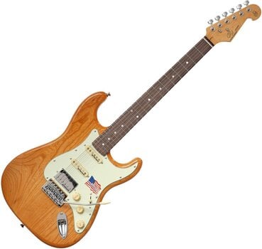 Electric guitar SX SEF1 HSS Natural Electric guitar - 1