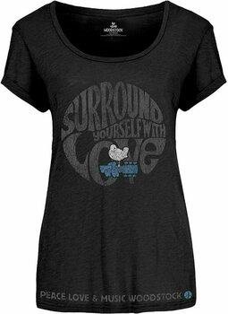 T-Shirt Woodstock T-Shirt Surround Yourself Damen Black M - 1