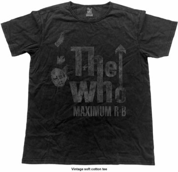 T-Shirt The Who T-Shirt Max R&B Vintage Unisex Black L - 1