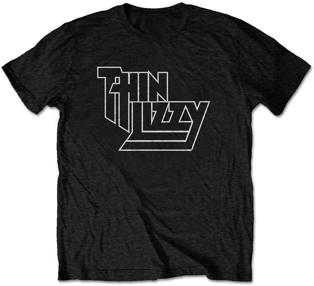 T-Shirt Thin Lizzy T-Shirt Logo Unisex Schwarz L