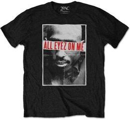 Риза 2Pac All Eyez Unisex Тениска с къс ръкав/Black/Къси