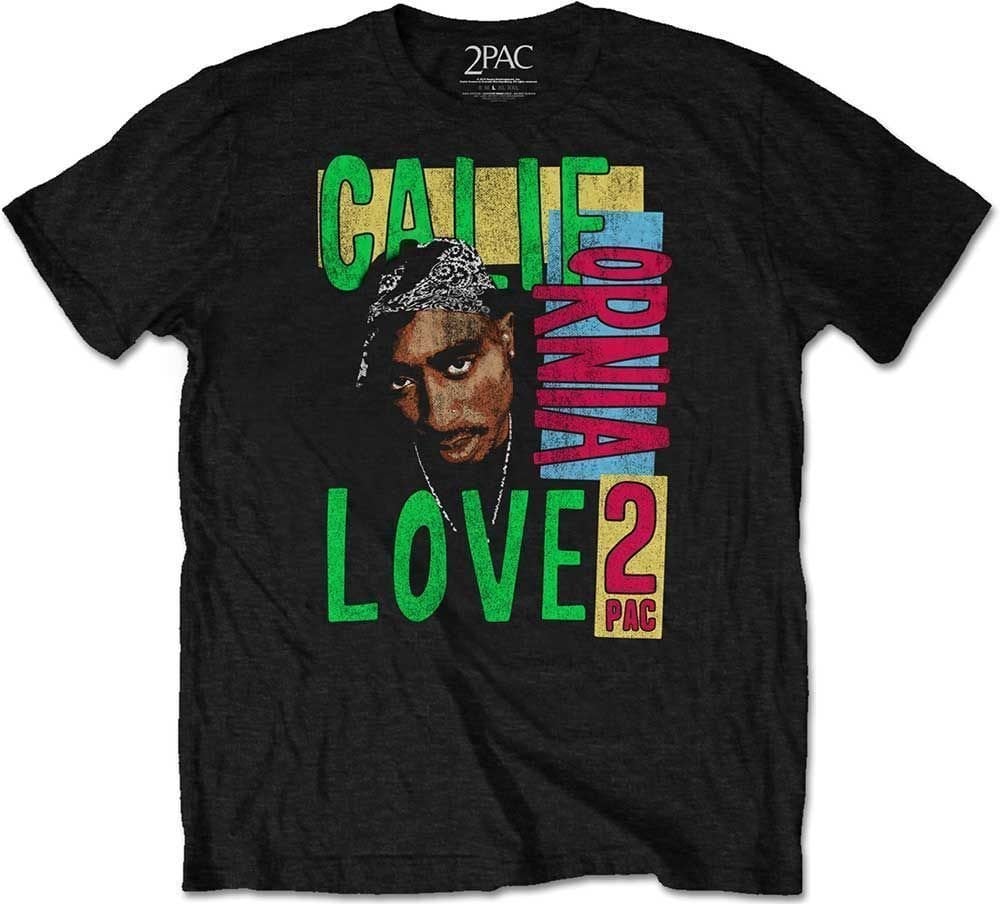 T-Shirt 2Pac T-Shirt California Love Black L