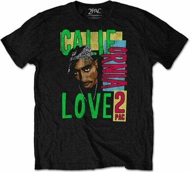 Shirt 2Pac Shirt California Love Unisex Black XL - 1