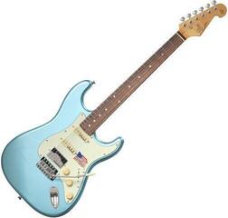 Electric guitar SX SEF1 HSS Metallic Ice Blue Electric guitar