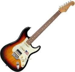 Elektriskā ģitāra SX SEF1 HSS 3-Tone Sunburst Elektriskā ģitāra