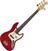 5-keelne basskitarr SX SBF15 Transparent Red 5-keelne basskitarr