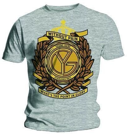 T-Shirt Young Guns T-Shirt Without Pain Yellow L
