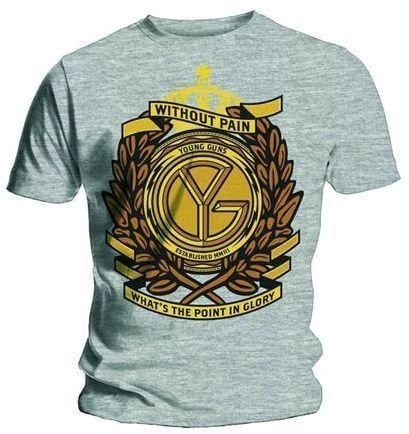 Shirt Young Guns Shirt Without Pain Unisex Grey/Yellow M
