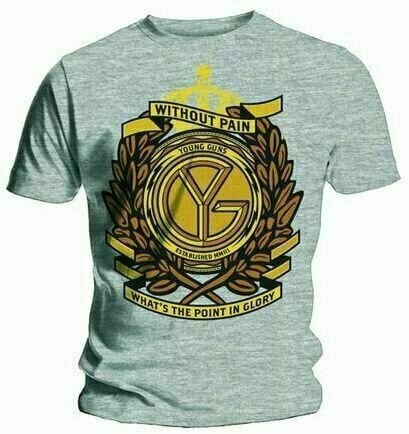 Young Guns T-Shirt Without Pain Grey/Yellow M