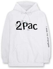 Hoodie 2Pac I See No Changes White M Hoodie
