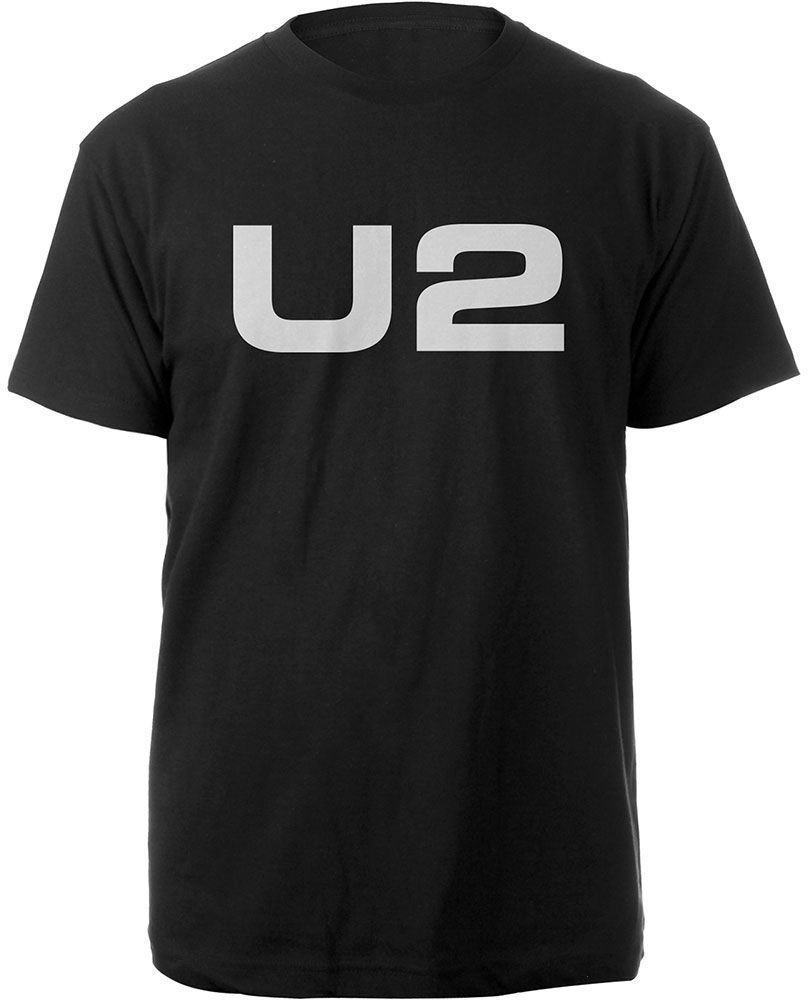 Camiseta de manga corta U2 Camiseta de manga corta Logo Black L