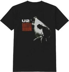 Camiseta de manga corta U2 Camiseta de manga corta Rattle & Hum Unisex Black L