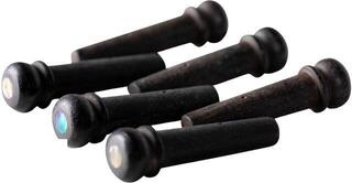 Roobikinnitus Taylor Bridge Pin Ebony Abalone Set Abalone Roobikinnitus