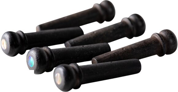 Roobikinnitus Taylor Bridge Pin Ebony Abalone Set Abalone Roobikinnitus - 1
