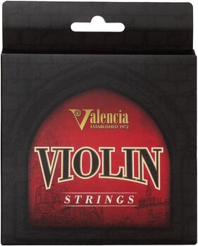 Violinstrenge Valencia VZSTV200 Nylon Core Violinstrenge - 1