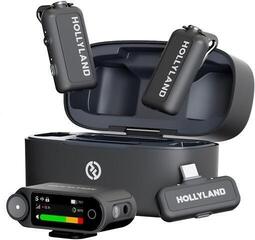 Conjunto sem fios Hollyland Lark Max 2 Combo with Camera RX + USB-C RX Conjunto sem fios