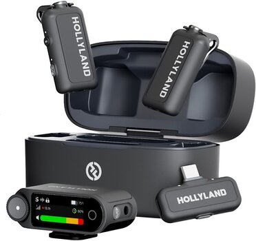 Conjunto sem fios Hollyland Lark Max 2 Combo with Camera RX + USB-C RX Conjunto sem fios - 1