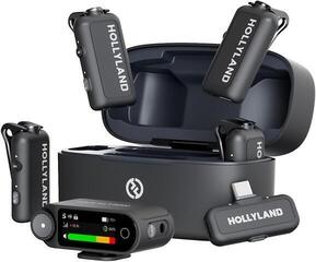 Conjunto sem fios Hollyland Lark Max 2 Combo 4-Person Version with Camera RX + USB-C RX Conjunto sem fios