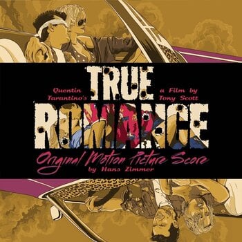 Hanglemez Hans Zimmer - True Romance (Deluxe/Limited Edition) (Gatefold Sleeve) (Gold/Black/White Splatter Coloured) (45 RPM) (2 LP) - 1