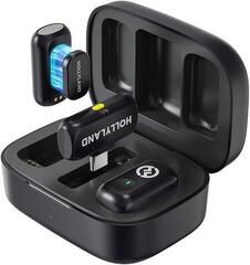 Conjunto sem fios Hollyland Lark A1 Duo with USB-C RX + Charging Case Conjunto sem fios