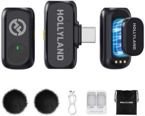 Conjunto sem fios Hollyland Lark A1 Mini Duo with USB-C RX Conjunto sem fios