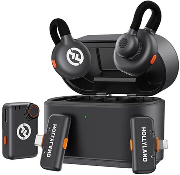 Juhtmeta lavalier-mikrofoni komplekt Hollyland Lark M2S Ultimate Combo Juhtmeta lavalier-mikrofoni komplekt - 1