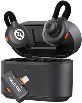 Juhtmeta lavalier-mikrofoni komplekt Hollyland Lark M2S Duo Lavalier with USB-C Plug Duo Space Gray Juhtmeta lavalier-mikrofoni komplekt - 1