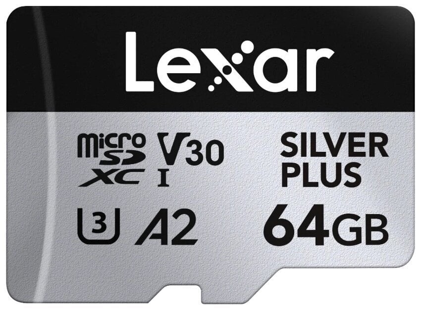 Paměťová karta Lexar MicroSDXC Silver Plus 1066x Micro SDXC 64 GB Paměťová karta