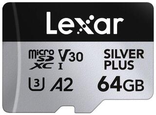 Paměťová karta Lexar MicroSDXC Silver Plus 1066x Micro SDXC 64 GB Paměťová karta