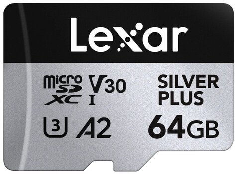 Paměťová karta Lexar MicroSDXC Silver Plus 1066x Micro SDXC 64 GB Paměťová karta - 1